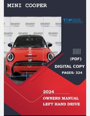 mini cooper 2024 owners manual